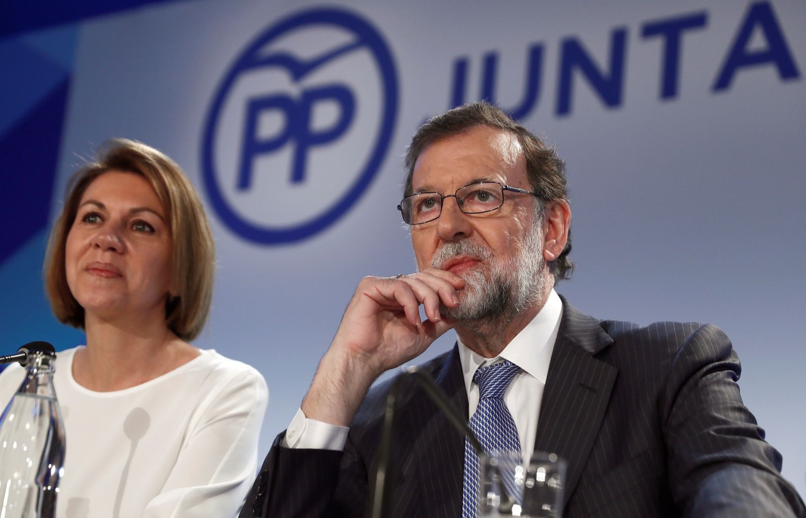 Mariano Rajoy junto a Cospedal