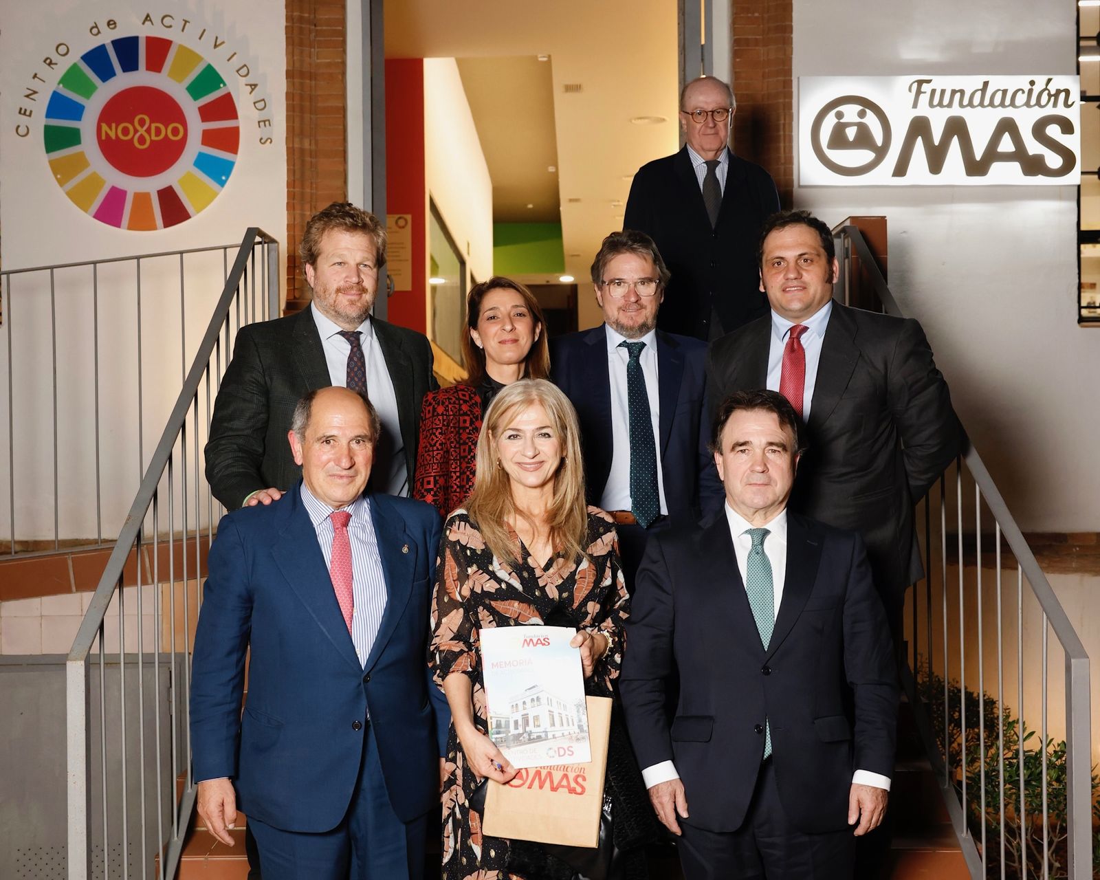 Un momento de la presentación de la Memoria de Actividades de Fundación MAS.