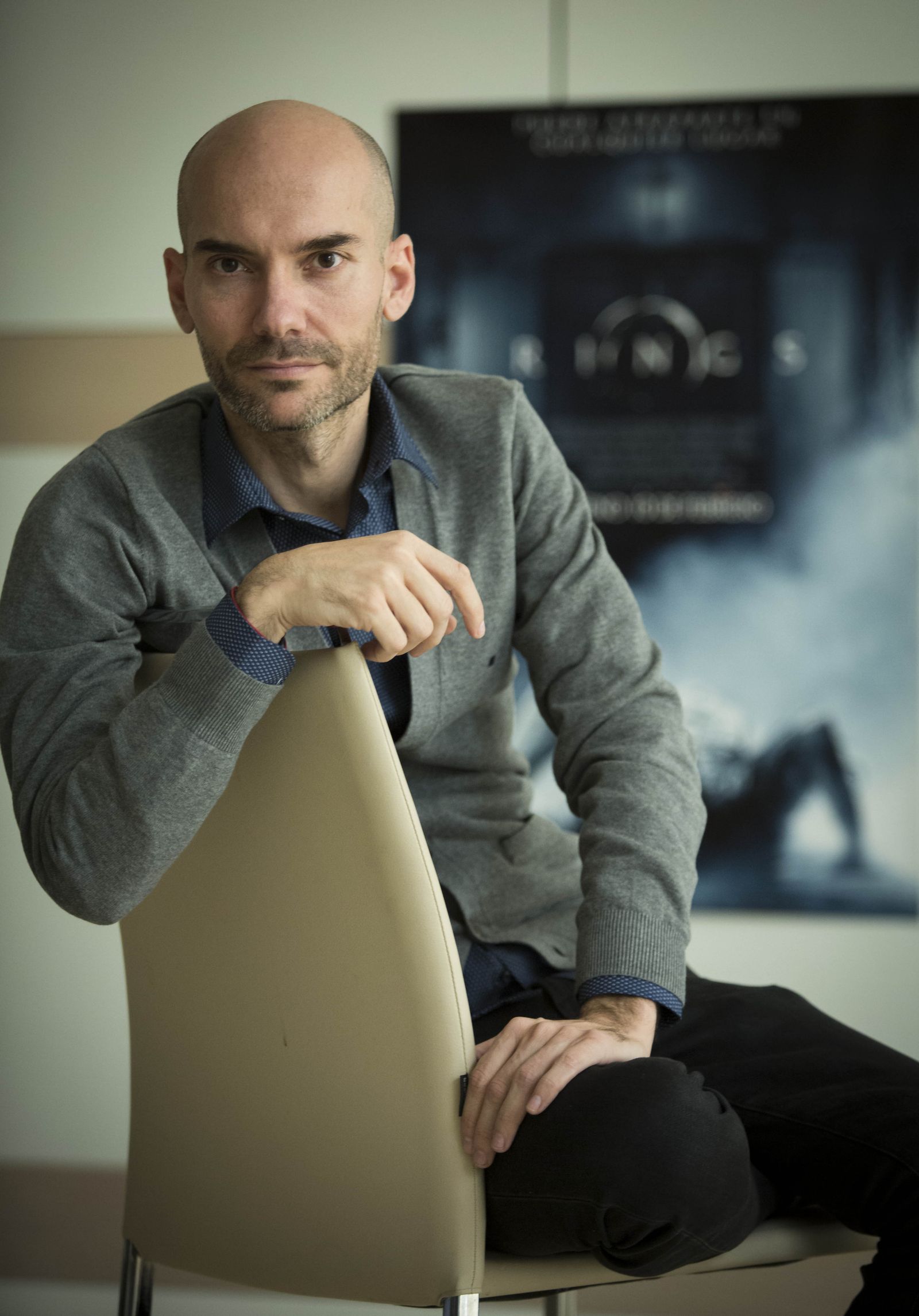 F. Javier Gutiérrez (Córdoba, 1973), ayer, durante la entrevista.