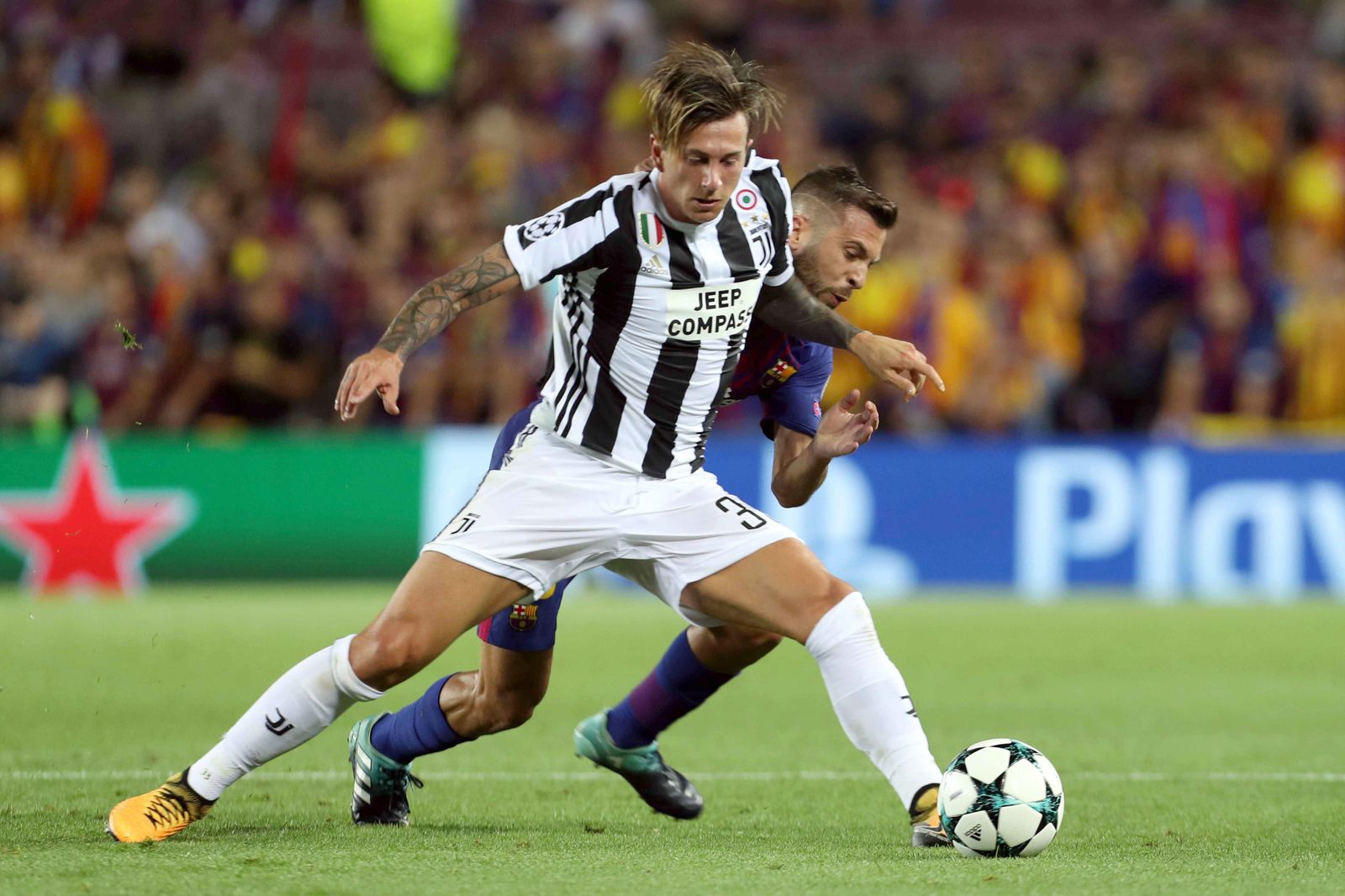 El Barcelona-Juventus, en imágenes