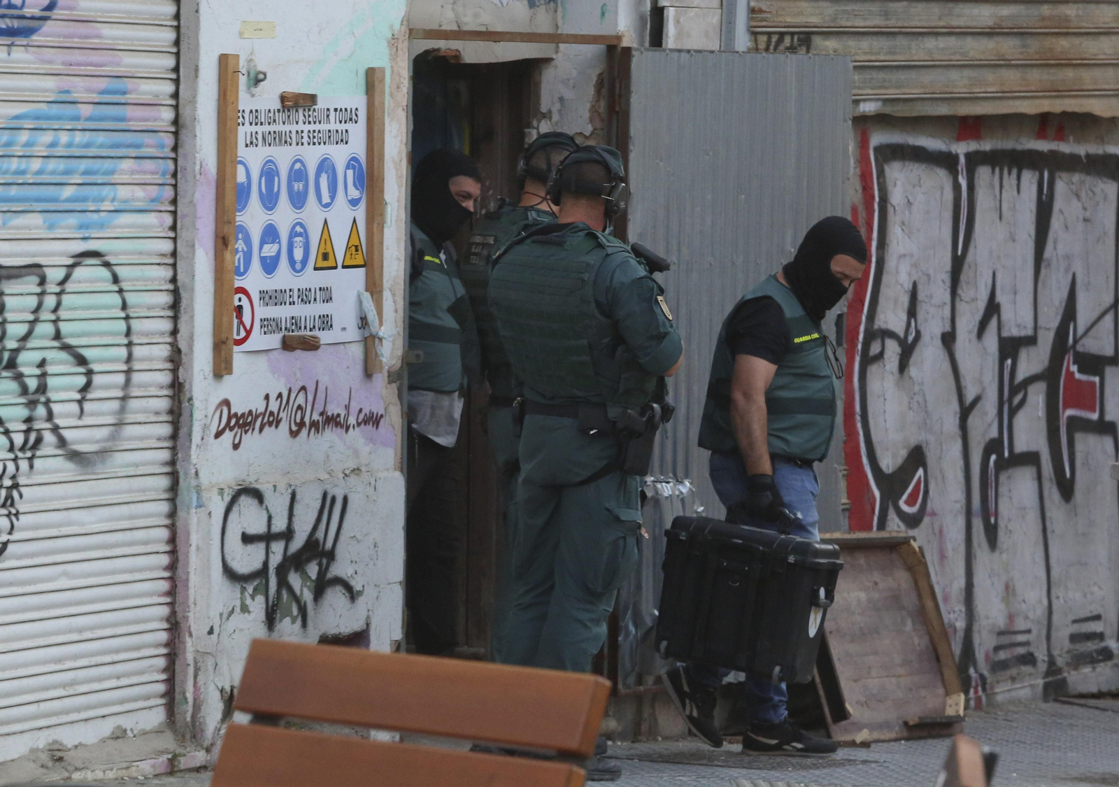 Las fotos de la operación de la Guardia Civil contra el terrorismo internacional en Málaga