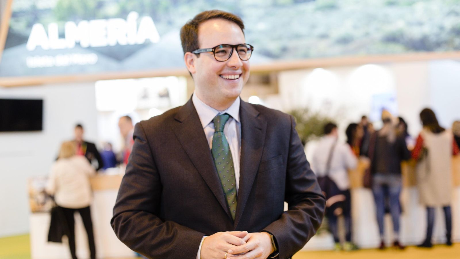 Fernando Giménez, diputado provincial de Turismo durante la celebración de Fitur