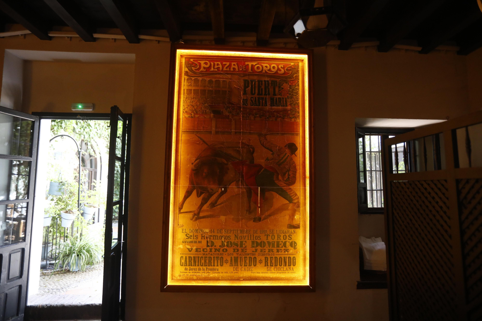 El restaurante de Córdoba que conserva el cartel de la última y mortal corrida que toreó Manolete