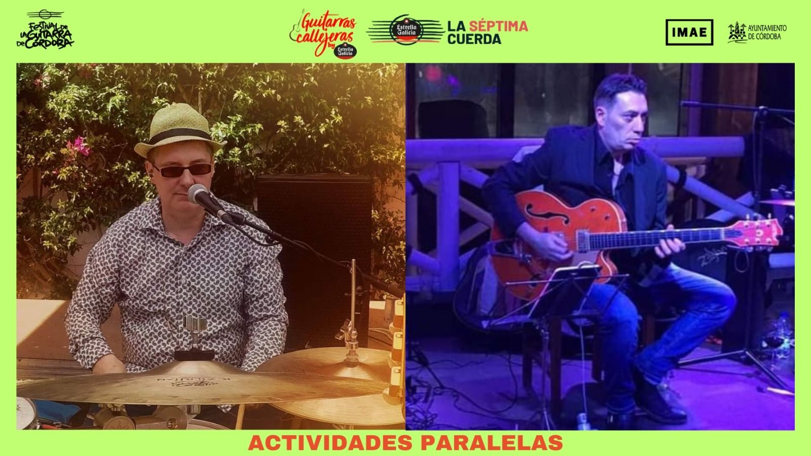 Cartel de las actividades paralelas del Festival de la Guitarra de Córdoba.