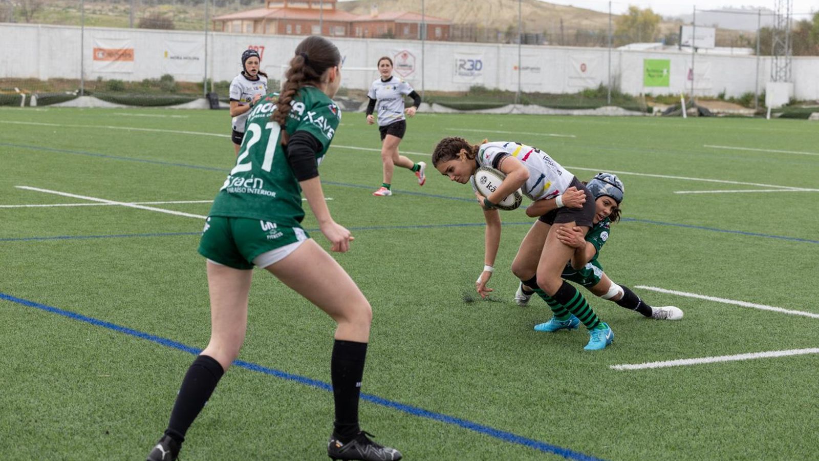 La alegría por el título de campeonas de Jaén Rugby femenino, en imágenes