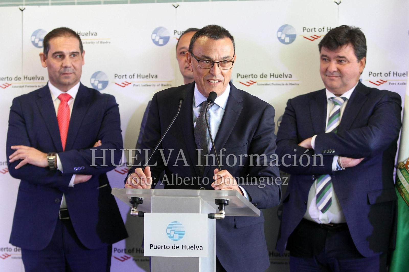 Inauguración de la Nueva Lonja del Puerto de Huelva, en imágenes
