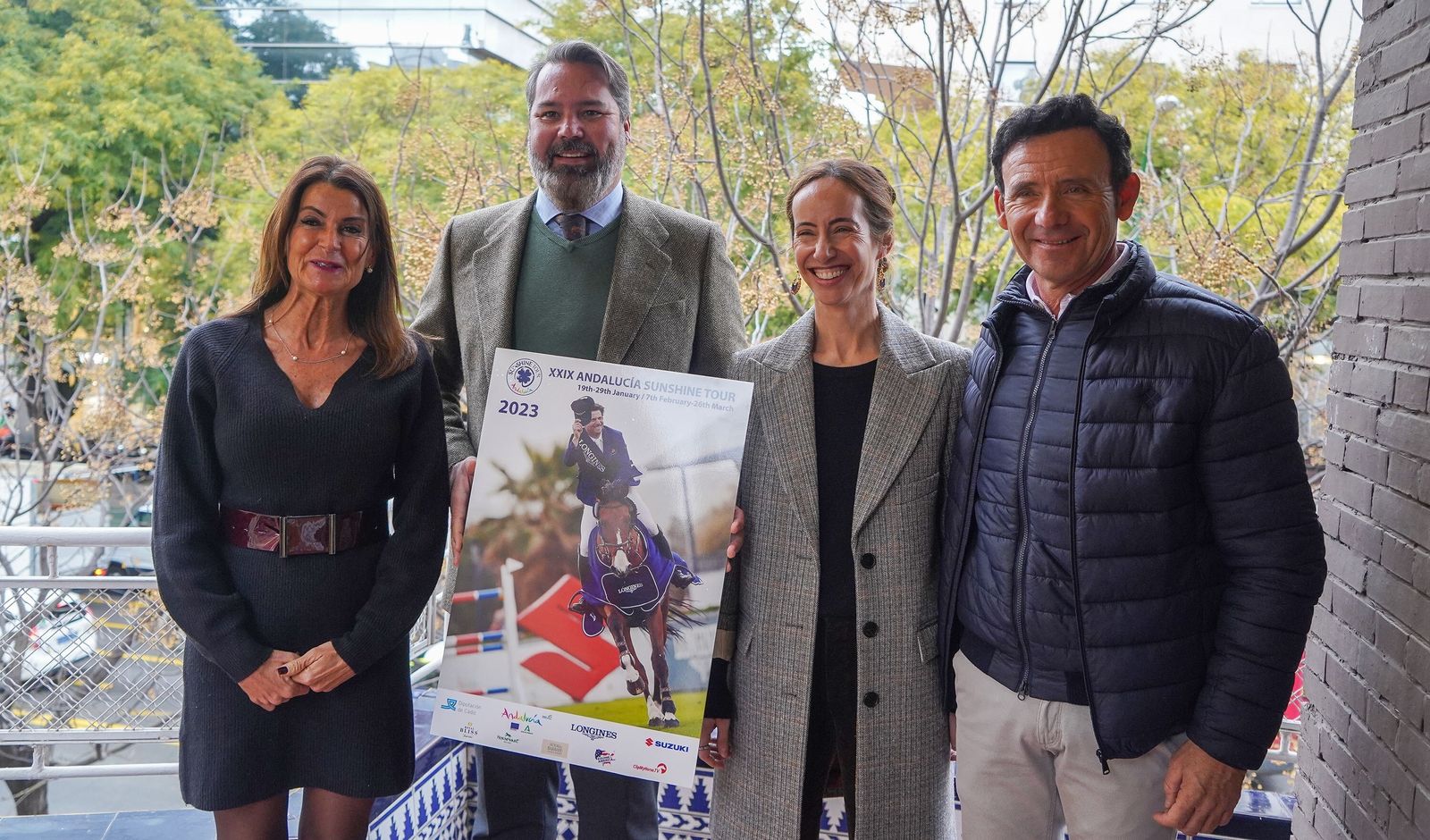 Una imagen de la presentación en Sevilla del Andalucía Sunshine Tour.