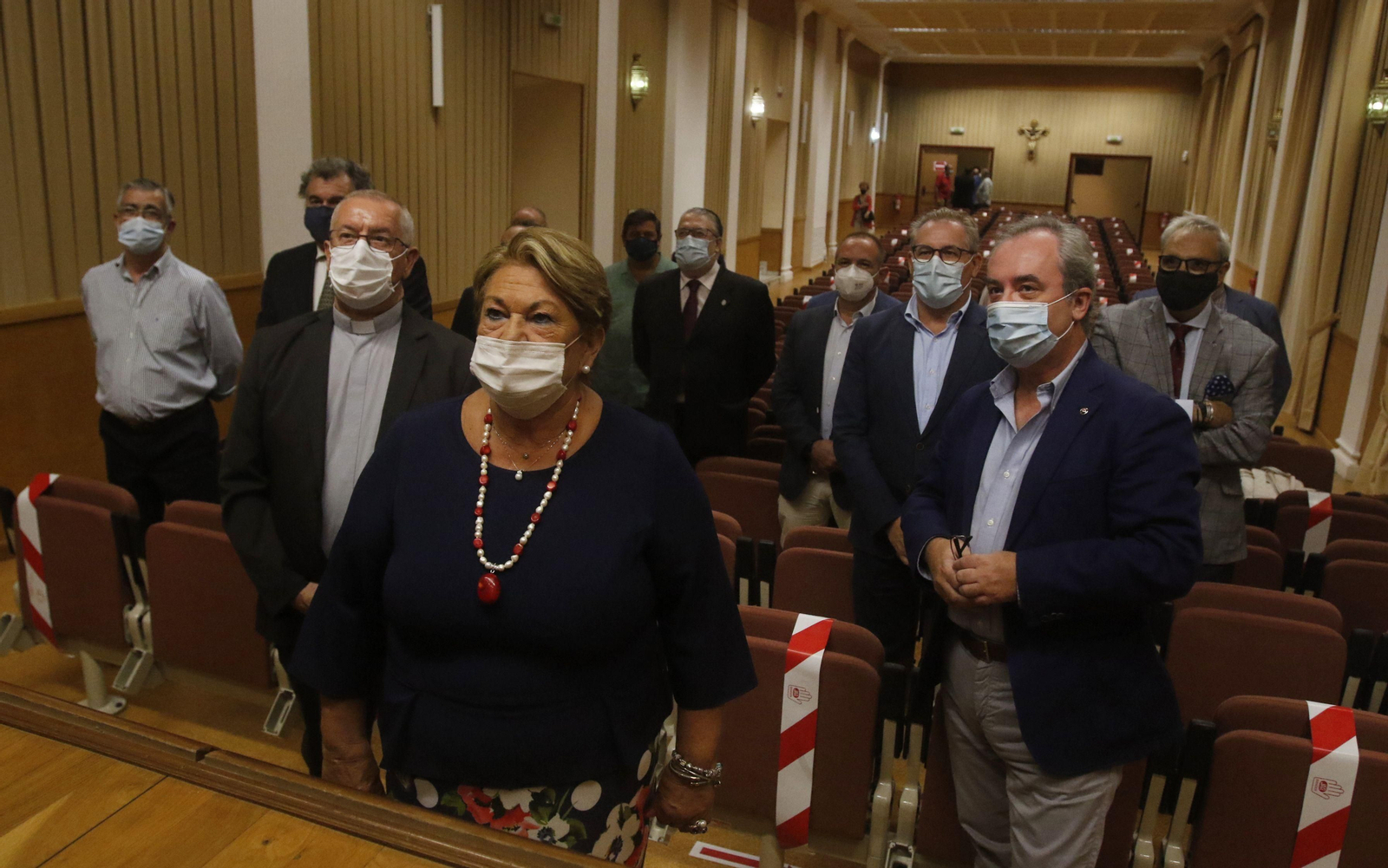 La nueva presidenta de la Agrupación de Cofradías, Olga Caballero.