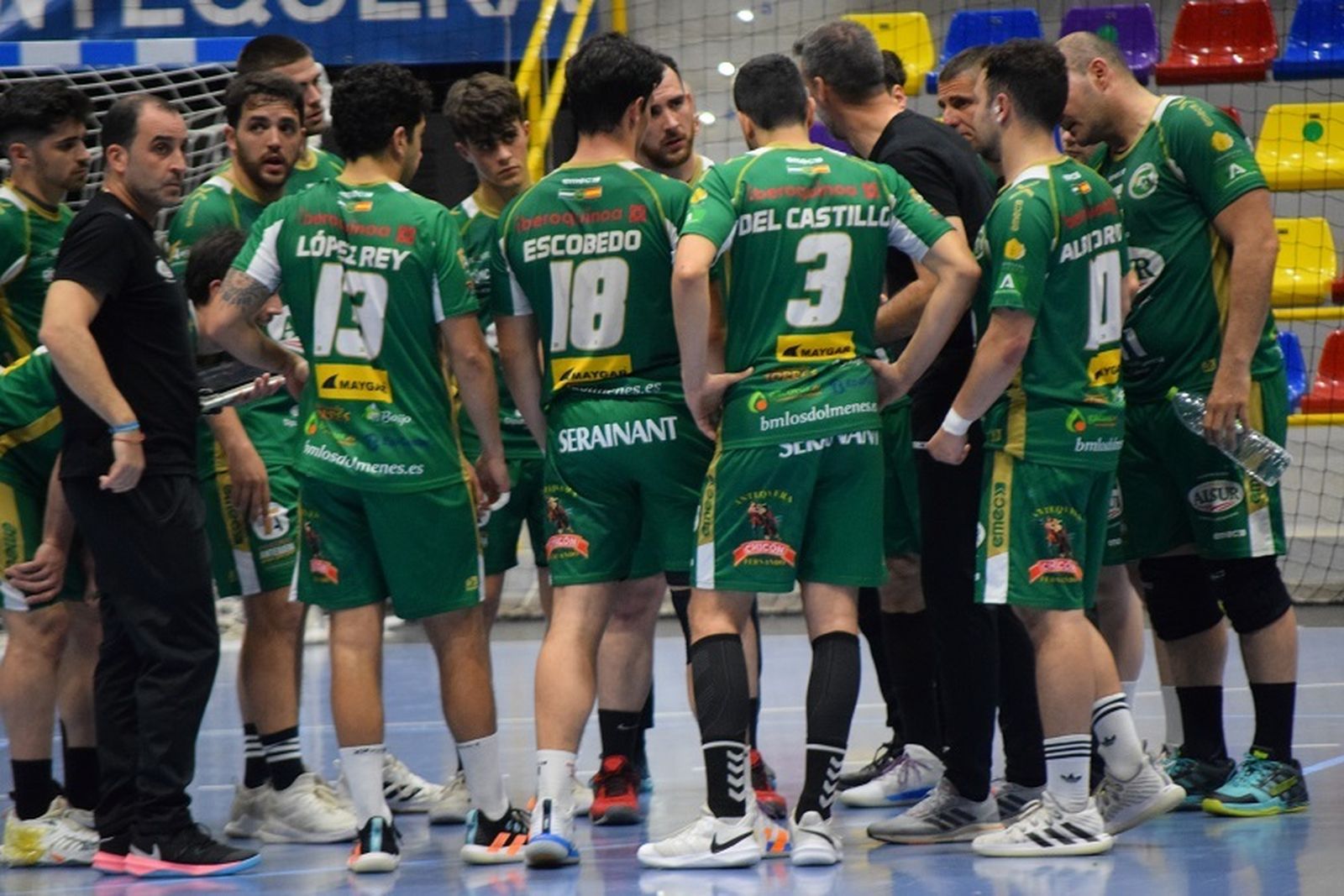 Los jugadores del Conservas Alsur Antequera