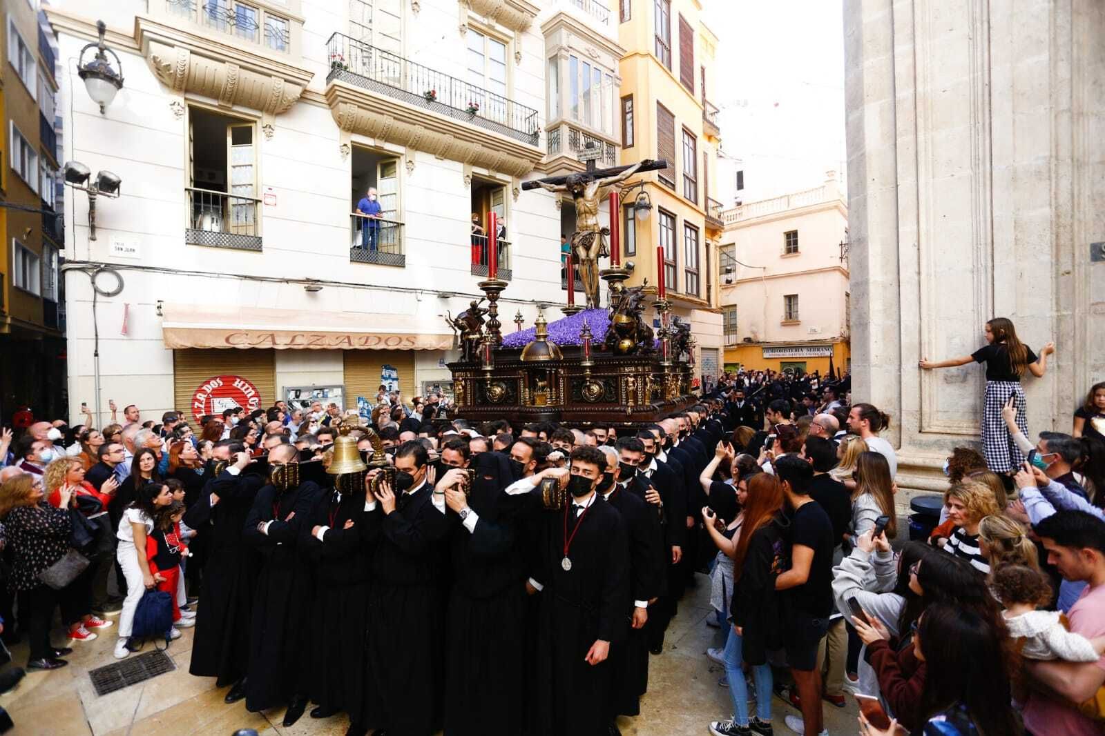 Las fotos de Dolores de San Juan, en el Viernes Santo de Málaga