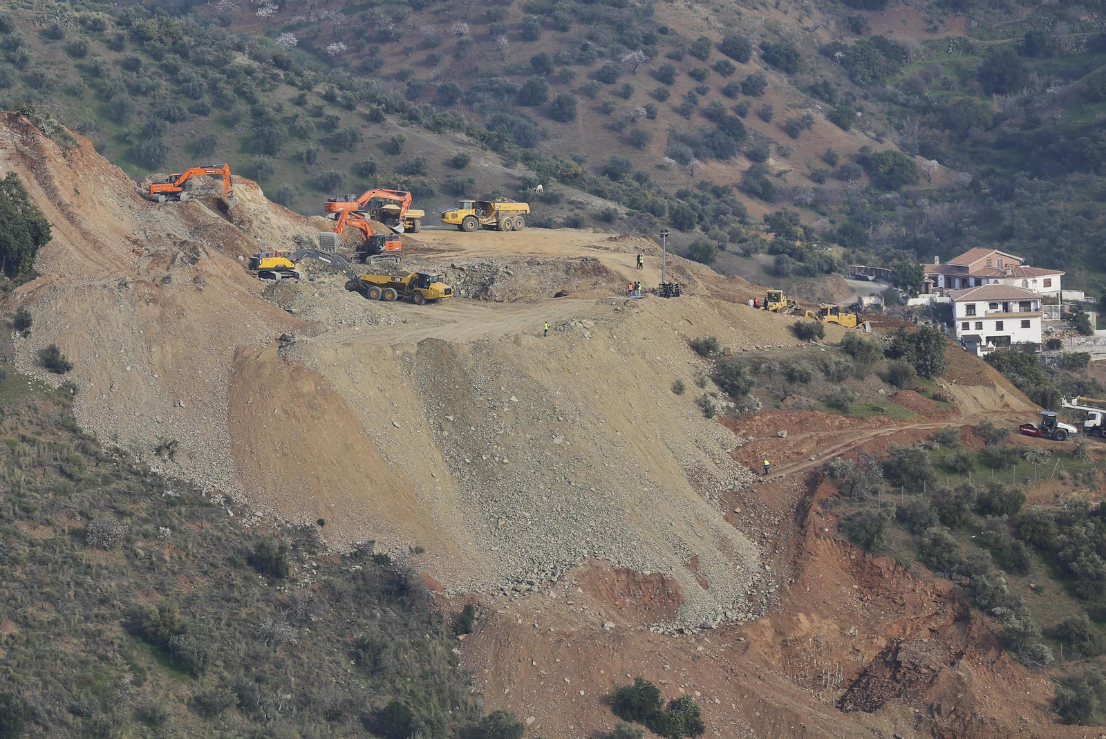 Nueva jornada en el rescate de Julen