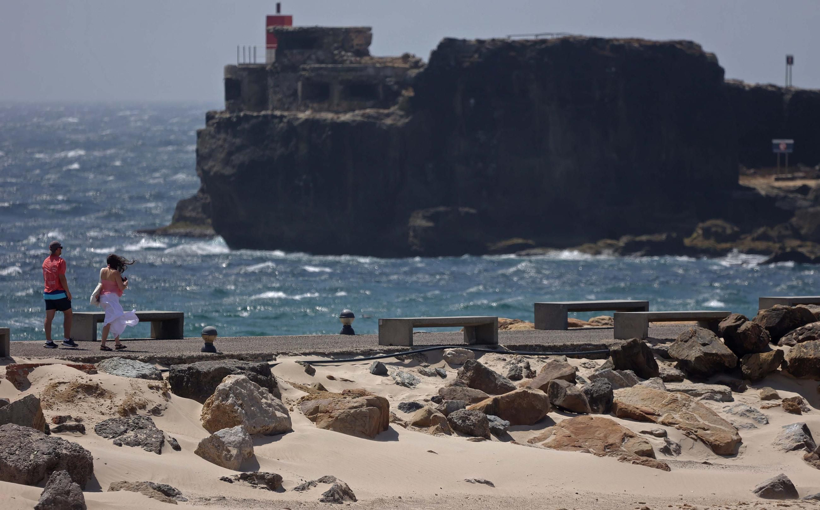 Fotos del temporal de levante en Tarifa