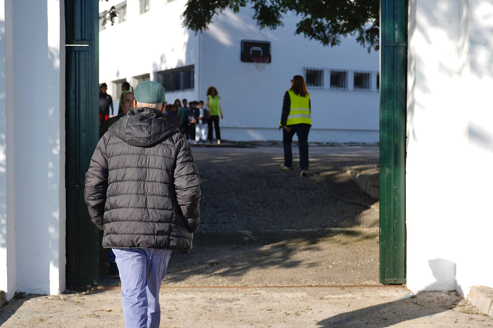 Las fotos del simulacro de maremoto en el colegio Virgen del Mar en Algeciras