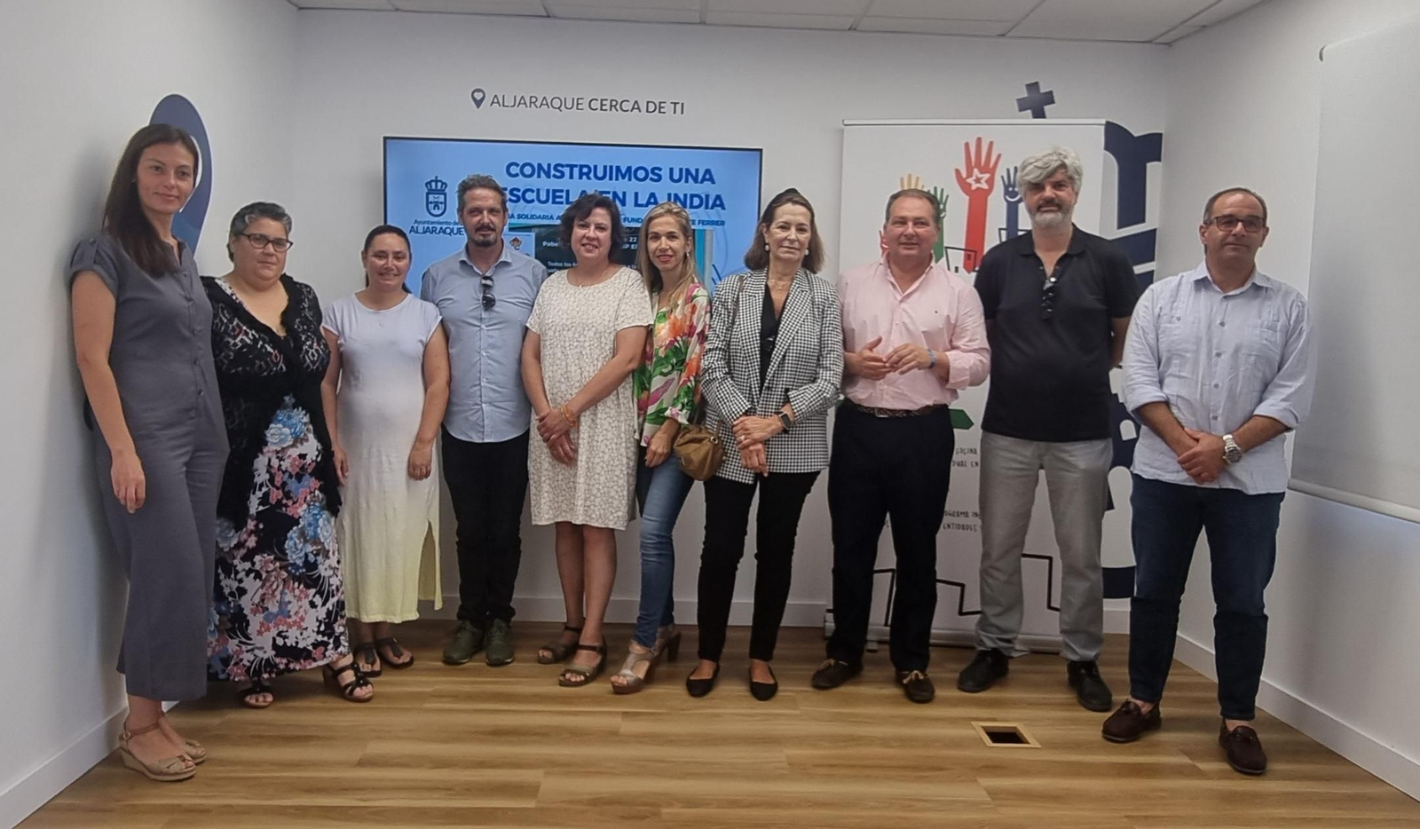 Presentación de la feria solidaria en el CEIP El Puntal de Bellavista.