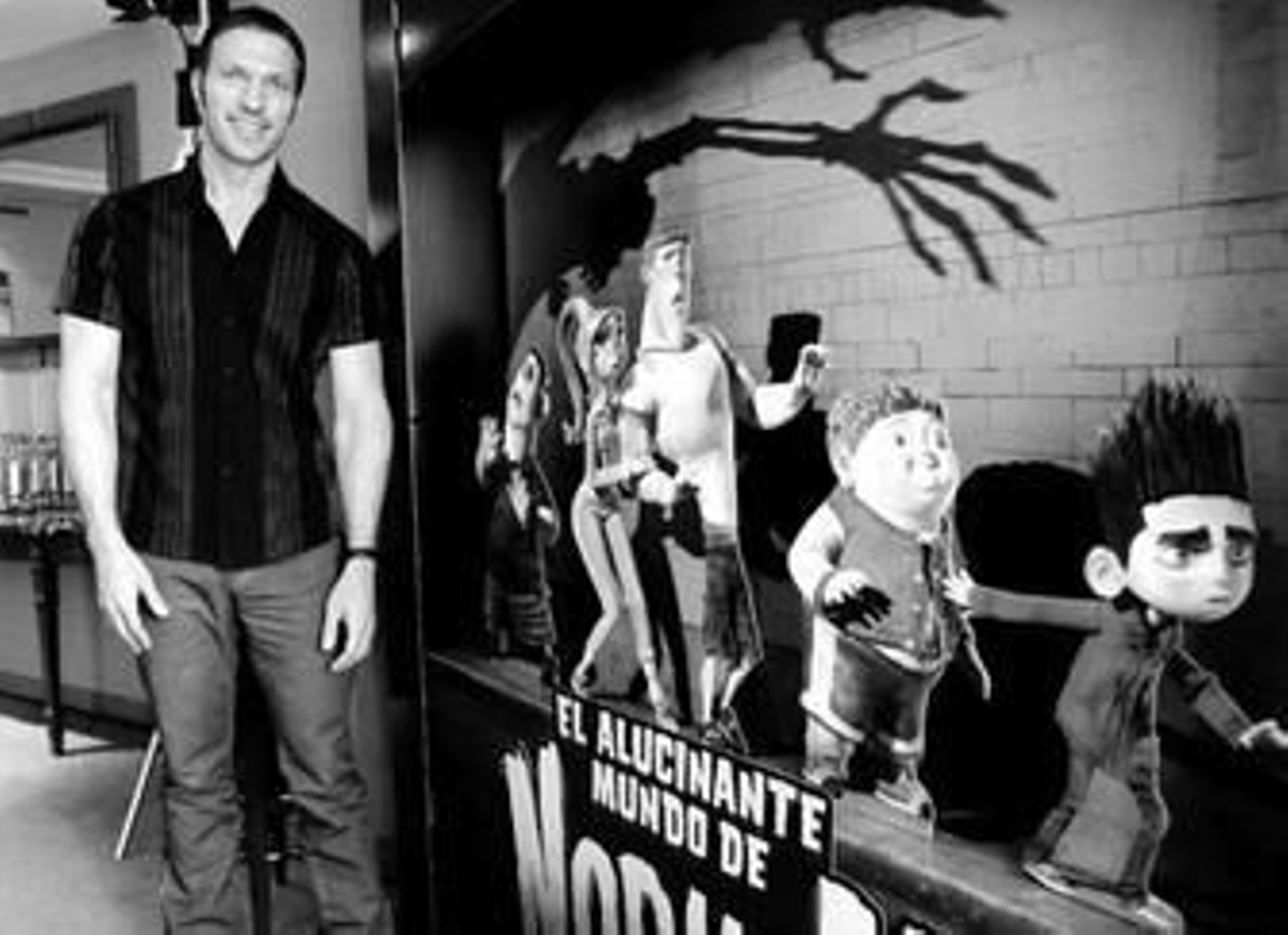 Travis Knight, presidente del estudio Laika, presentó ayer en Madrid 'El alucinante mundo de Norman'.