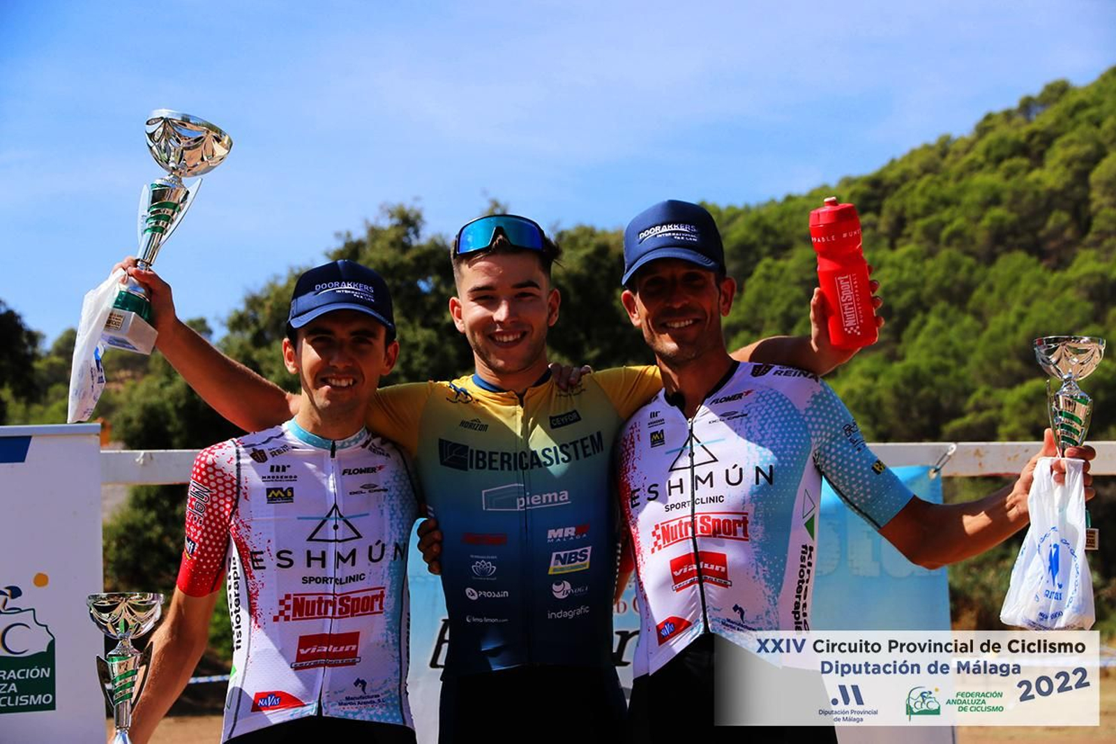 Podio de la prueba masculina. Podio de la prueba masculina.