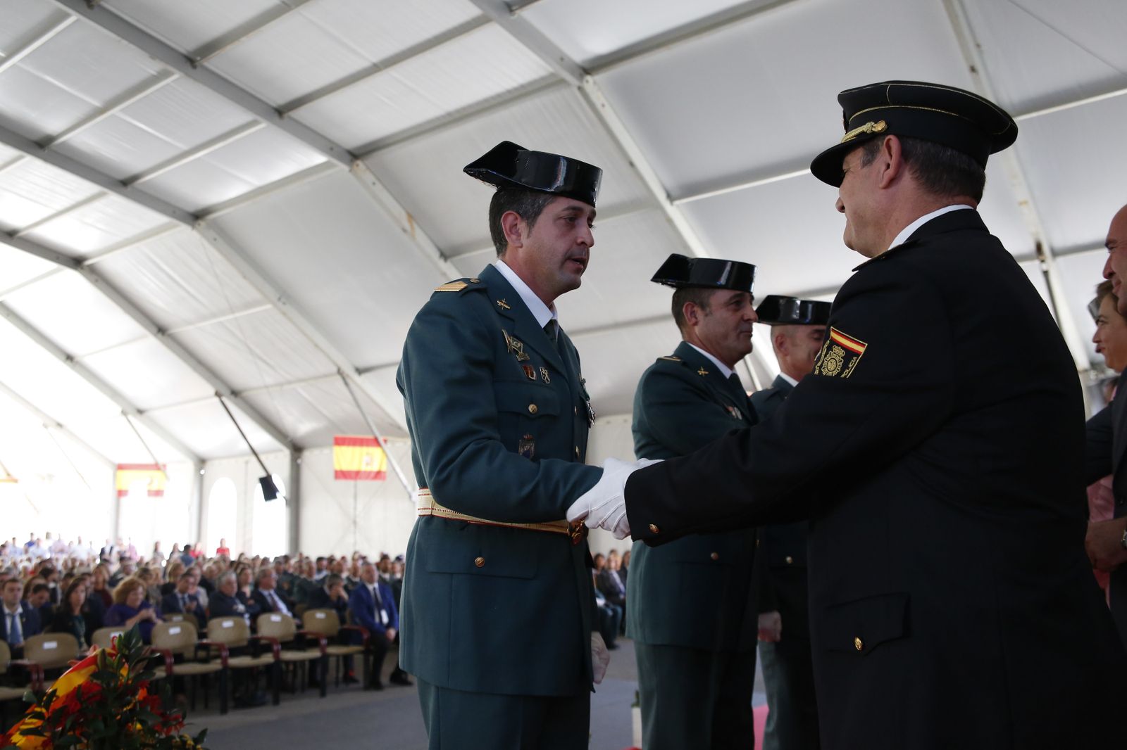 Imágenes del acto de celebración de la patrona de la Guardia Civil