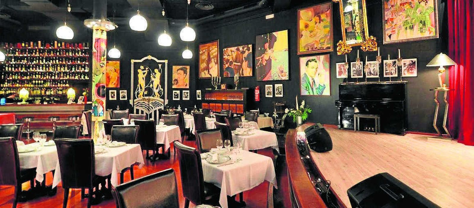Imagen del restaurante donde se ofrecen actuaciones musicales cada fin de semana.