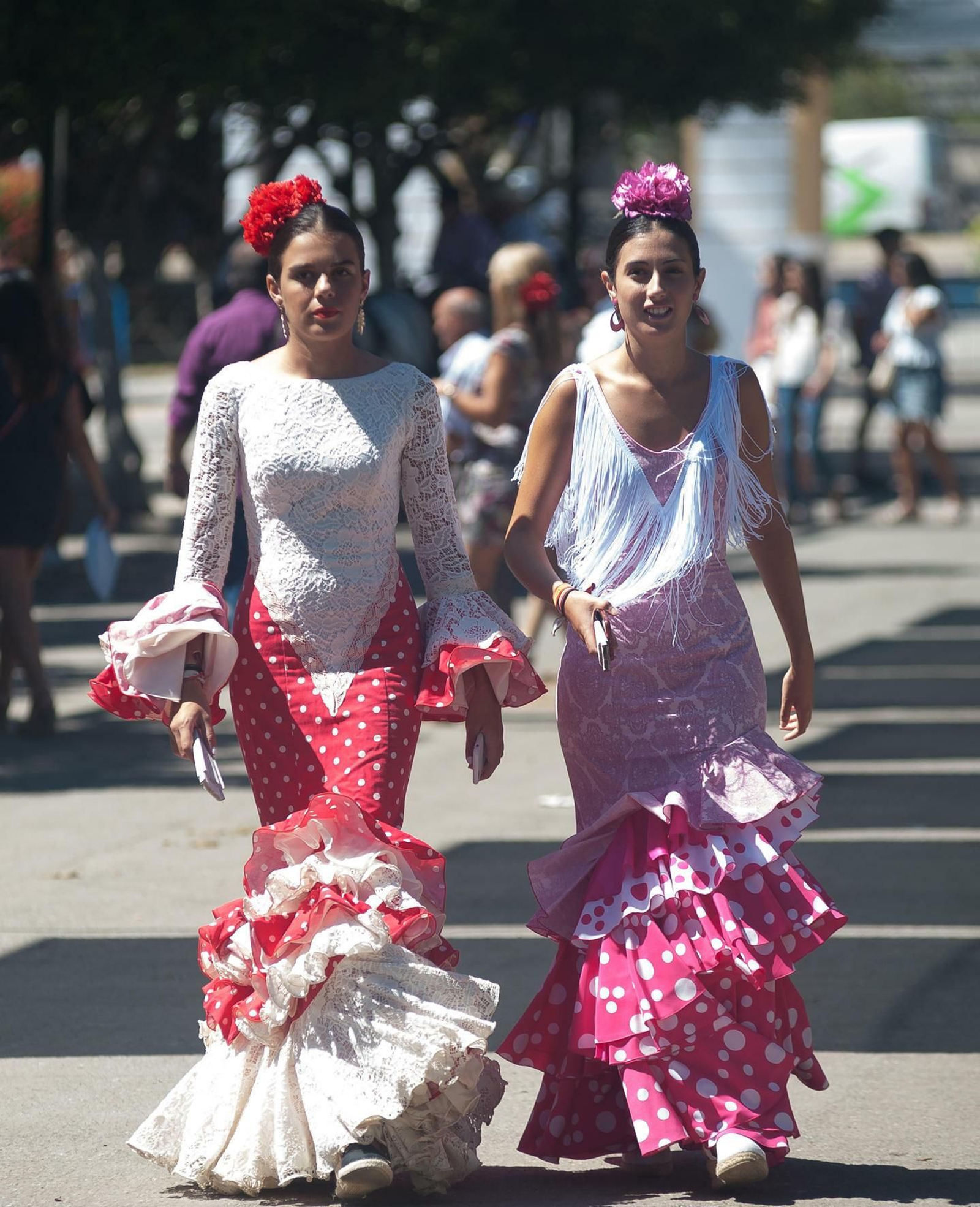 Segundo día de Feria de Málaga en el Centro y en el Real, en fotos
