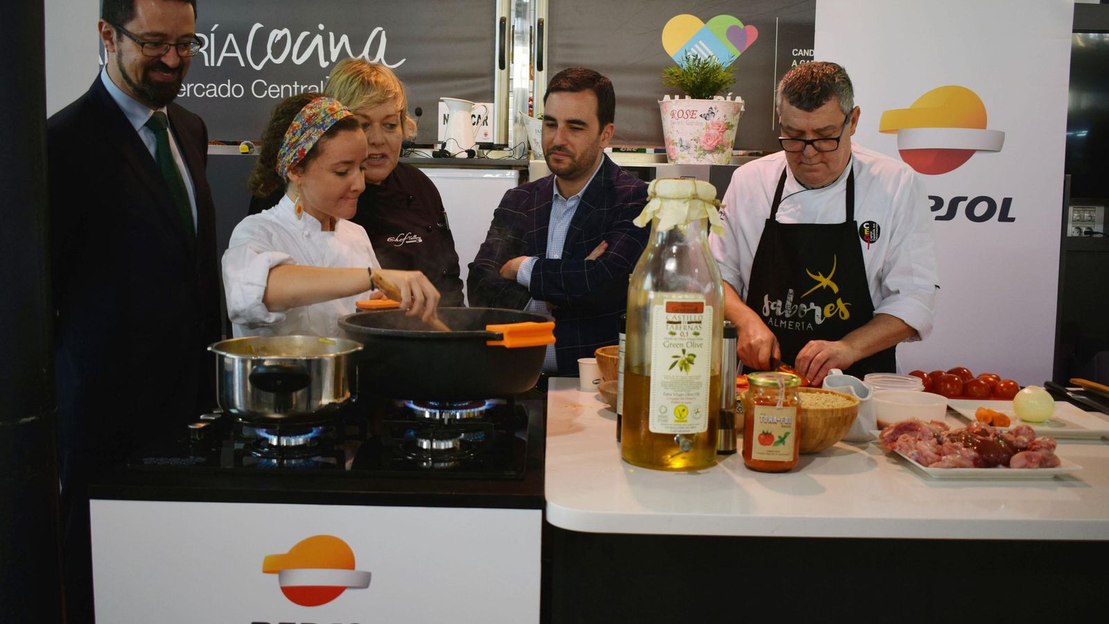 Teresa Montejo, a pleno rendimiento.