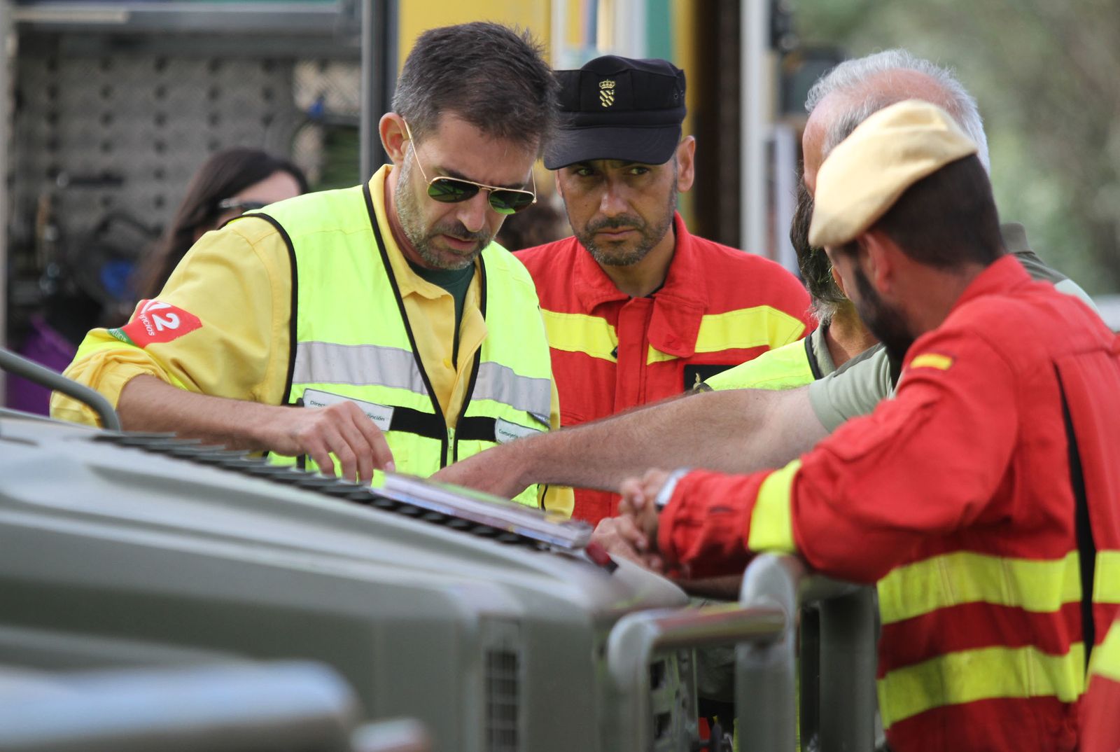 Imágenes de las consecuencias del incendio de Moguer