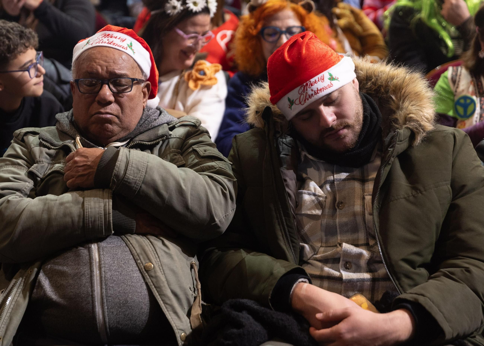 Las imágenes del comienzo del Sorteo Extraordinario de Navidad en el Teatro Real
