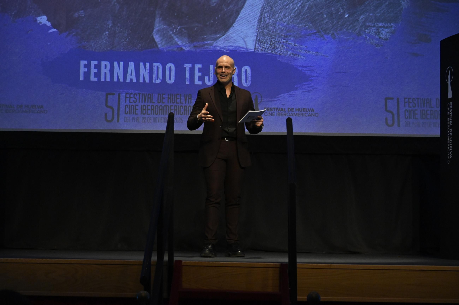 Imágenes del la entrega del Premio Ciudad de Huelva al actor Fernando Tejero
