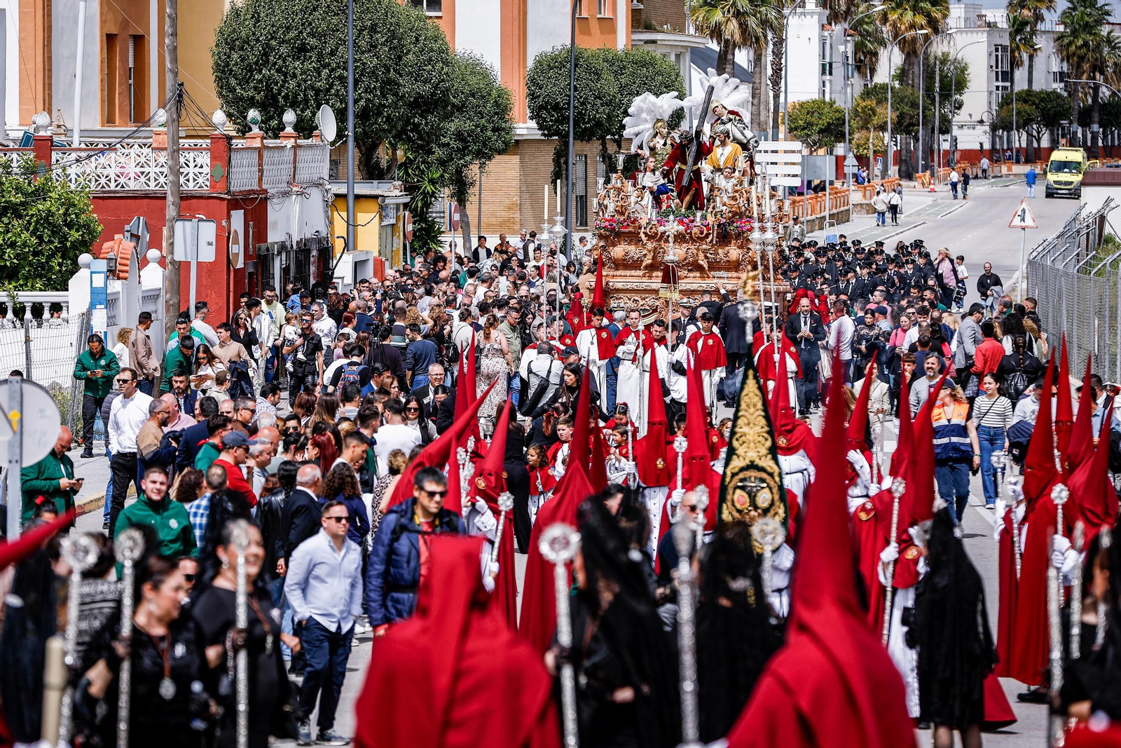 Las imágenes de la Hermandad de Tres Caídas de la Semana Santa de San Fernando 2025