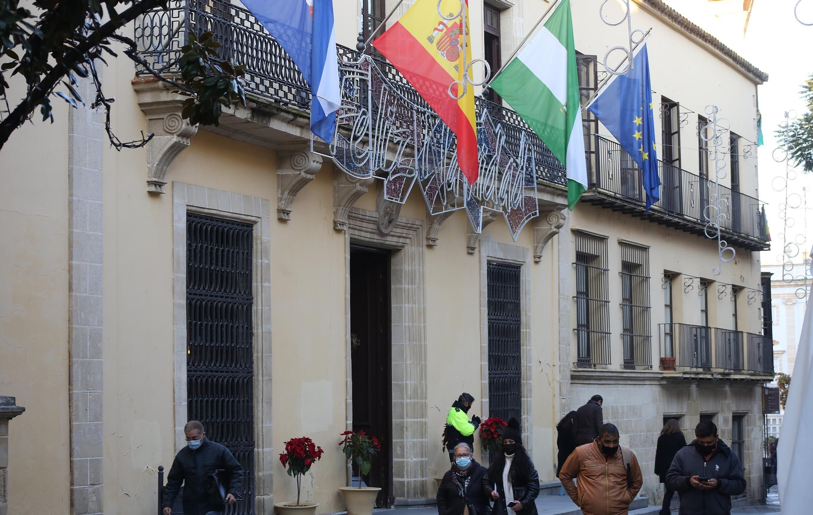 Fachada del Ayuntamiento de Jerez.