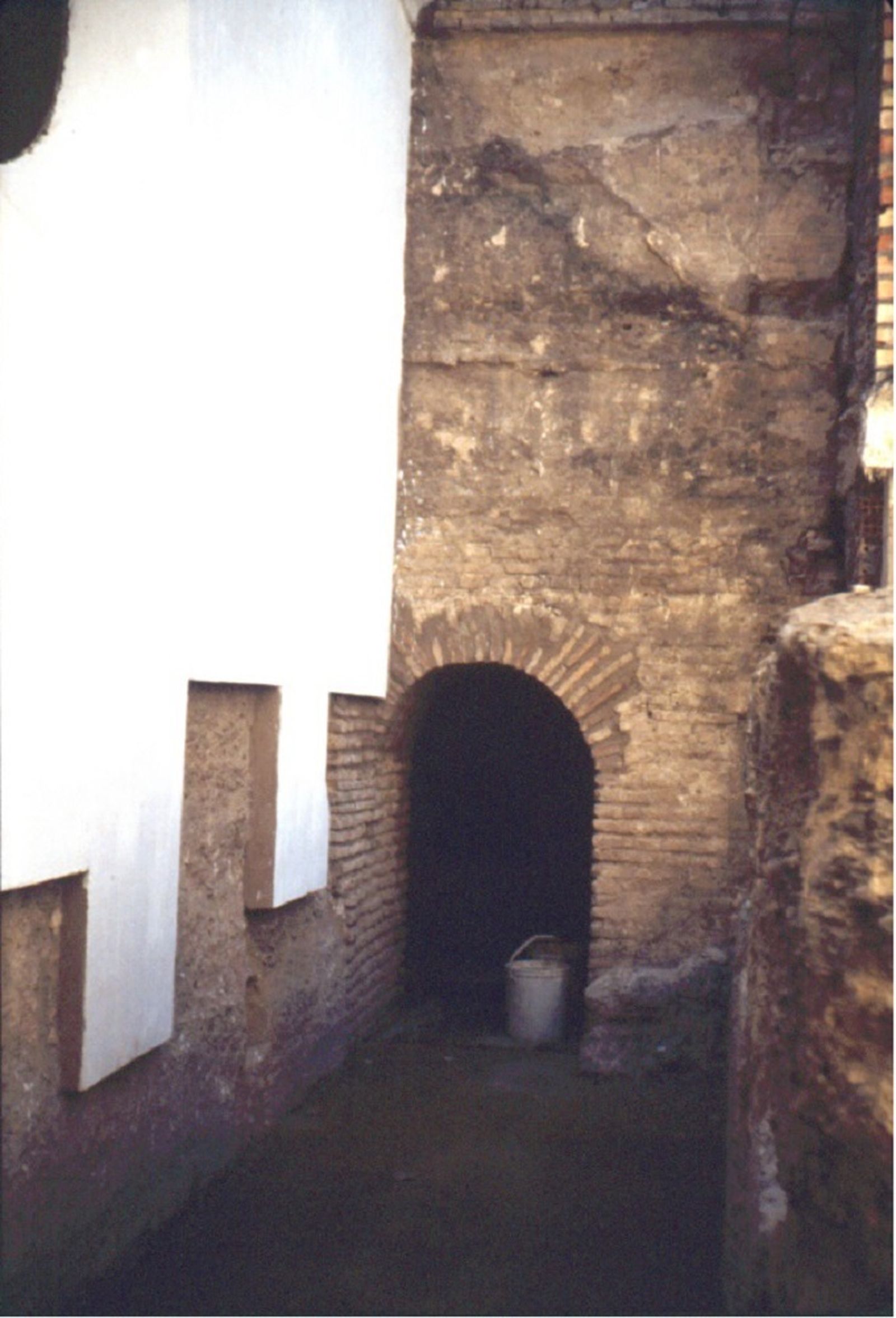 La torrre hallada durante la restauración.