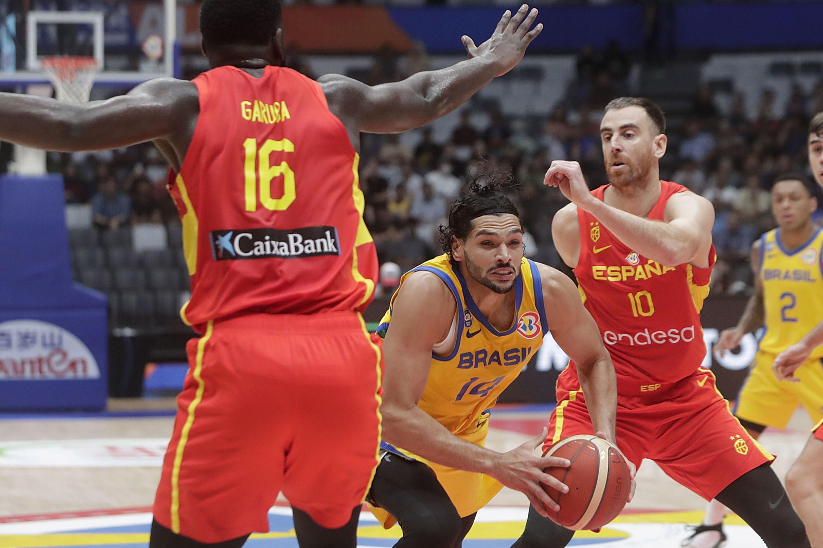 Las fotos del Brasil - España de baloncesto