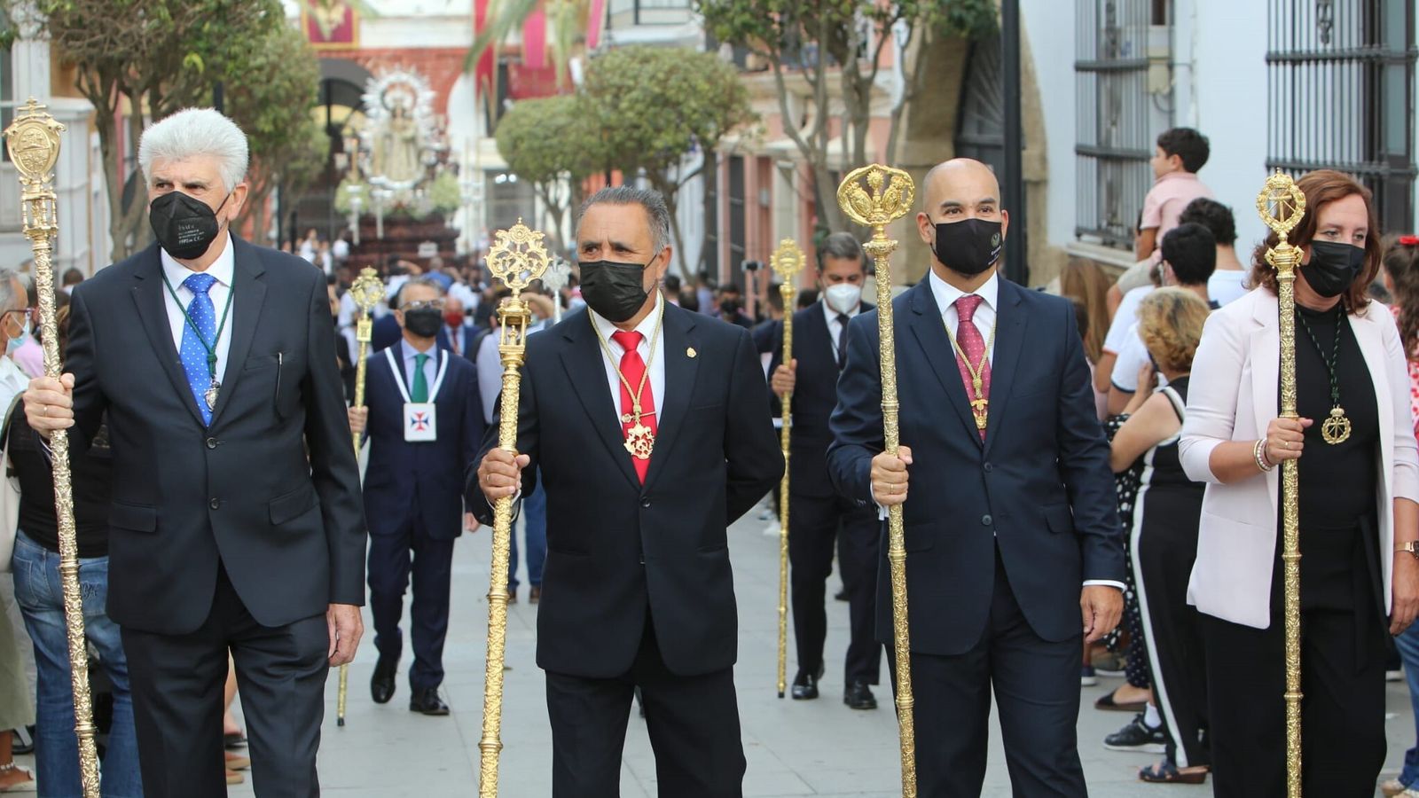 Imágenes de la procesión de la Virgen de las Mercedes en San Fernando