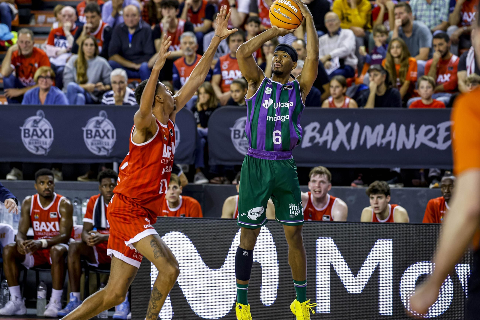 El Baxi Manresa-Unicaja, en fotos