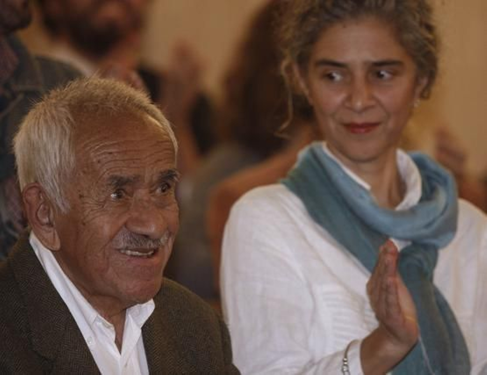 El autor de la muestra, Francisco Espinoza Dueñas.

Foto: B.Vargas