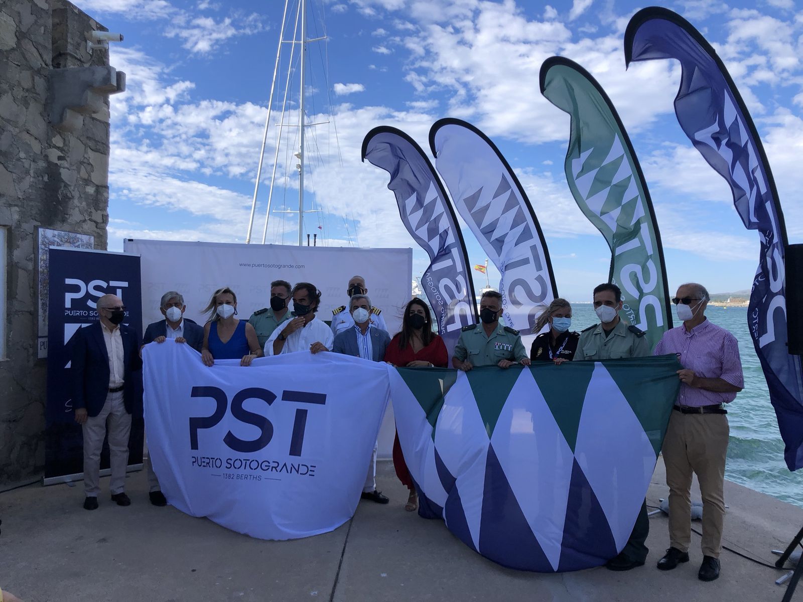 La presentación de la nueva imagen del Puerto de Sotogrande.