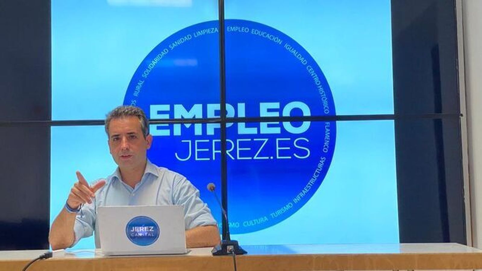 Antonio Saldaña, en una rueda de prensa reciente.