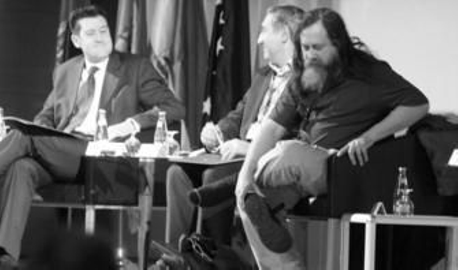 Stallman, centró la atención del evento.