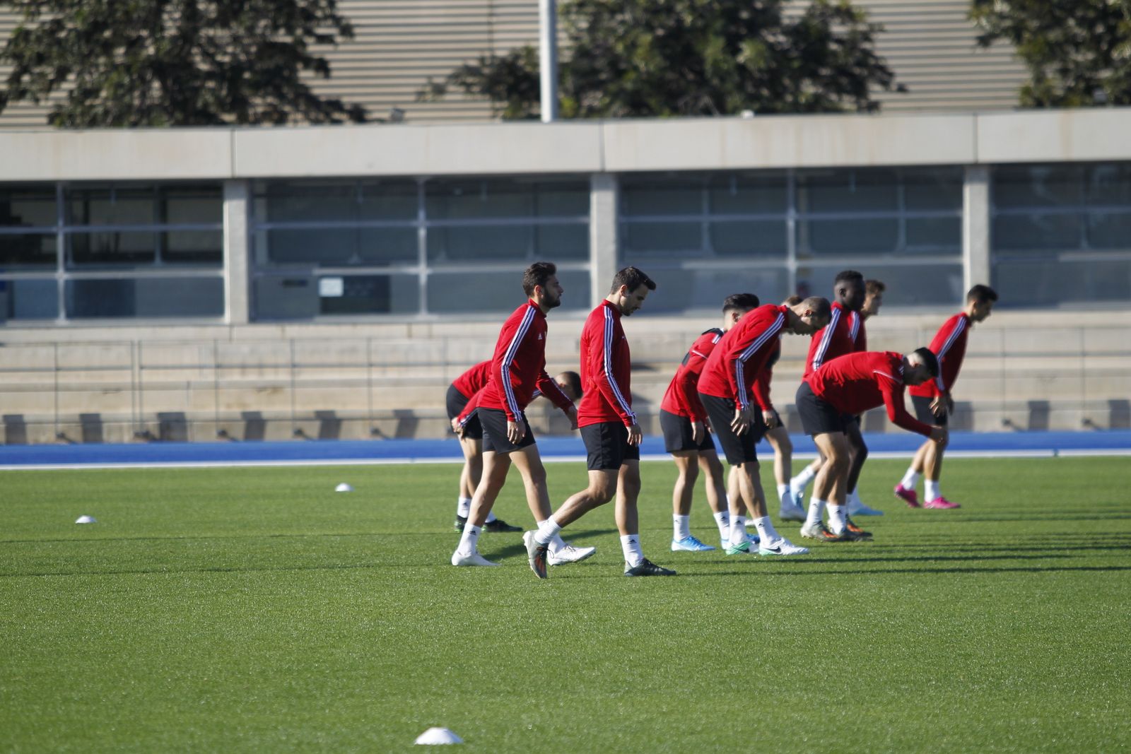 Fotogalería del entrenamiento del Almería previa al partido ante el Numancia
