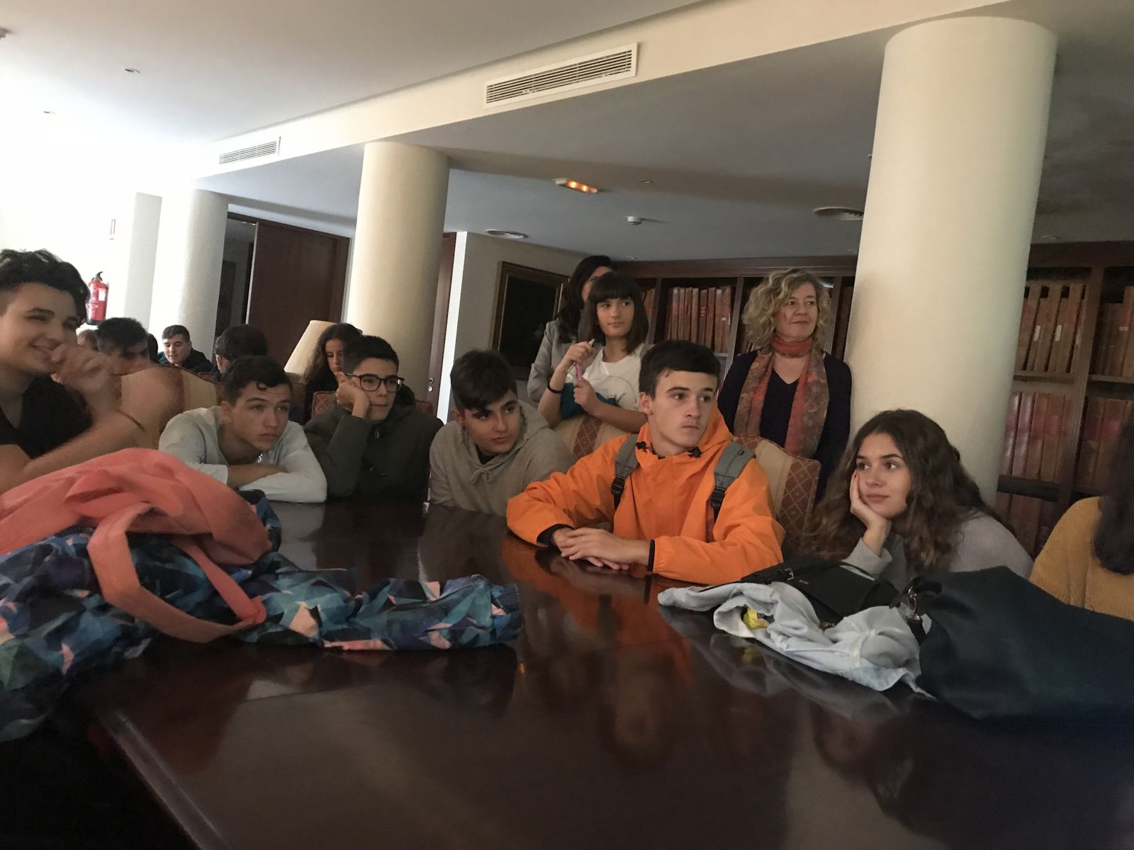 Visita del colegio Cortadura. 16 de noviembre