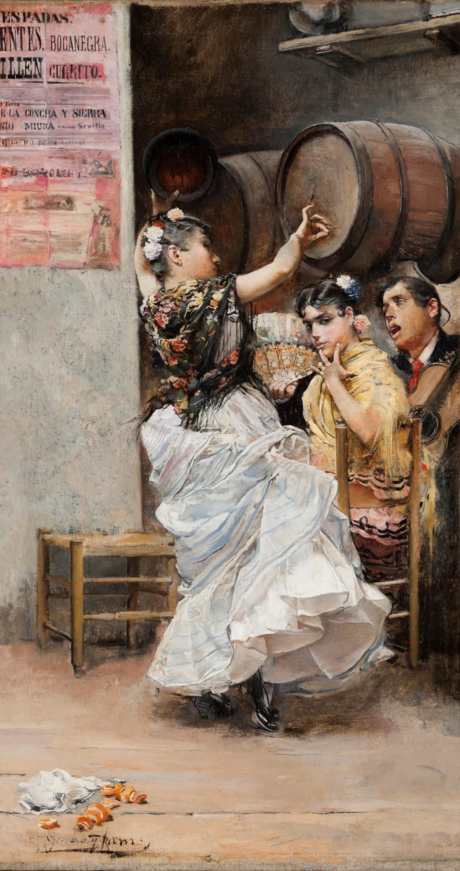 'Baile por bulerías' (1884), de José García Ramos.