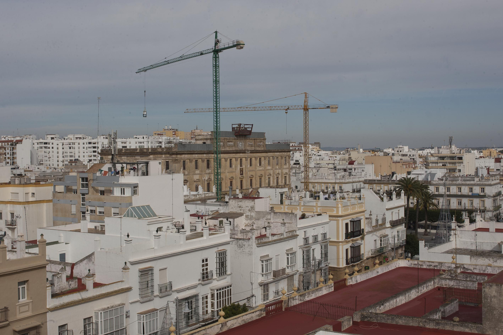 Una imagen del casco histórico tomada desde una azotea del centro.