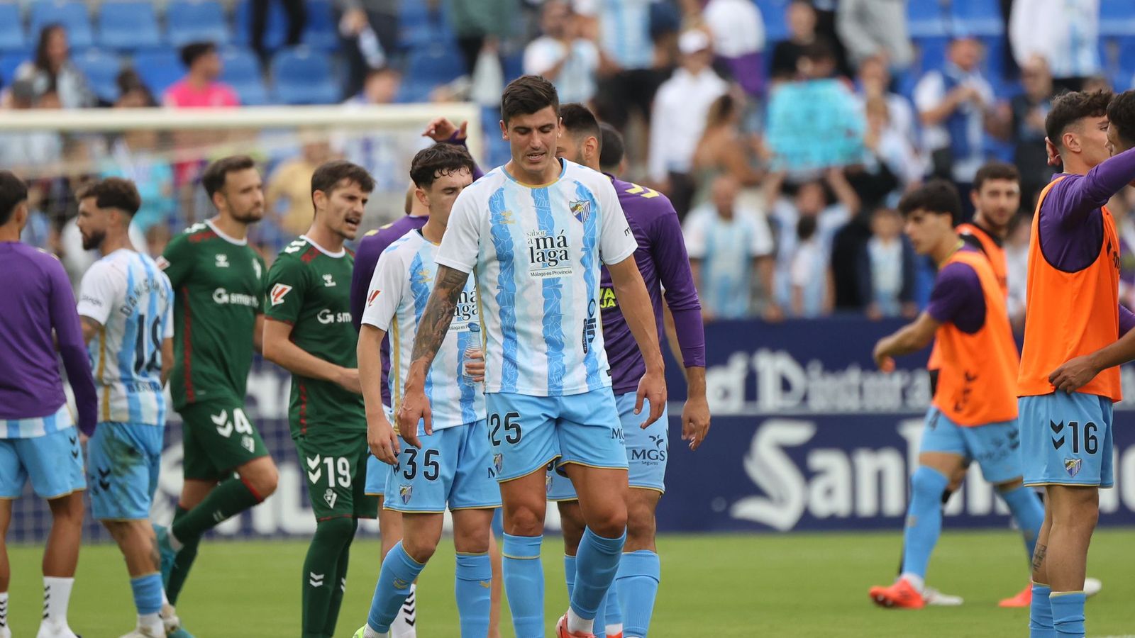 El Málaga CF - Eibar, en fotos