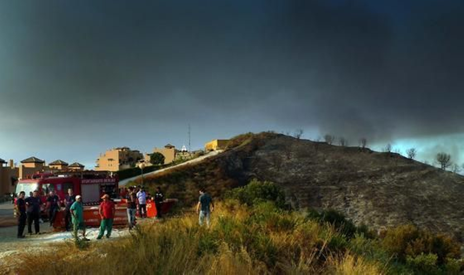 El incendio forestal, en imágenes