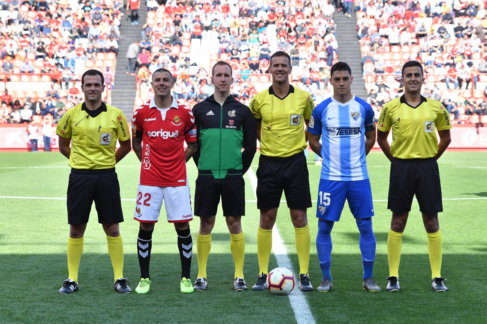 Las imágenes del Nàstic-Málaga