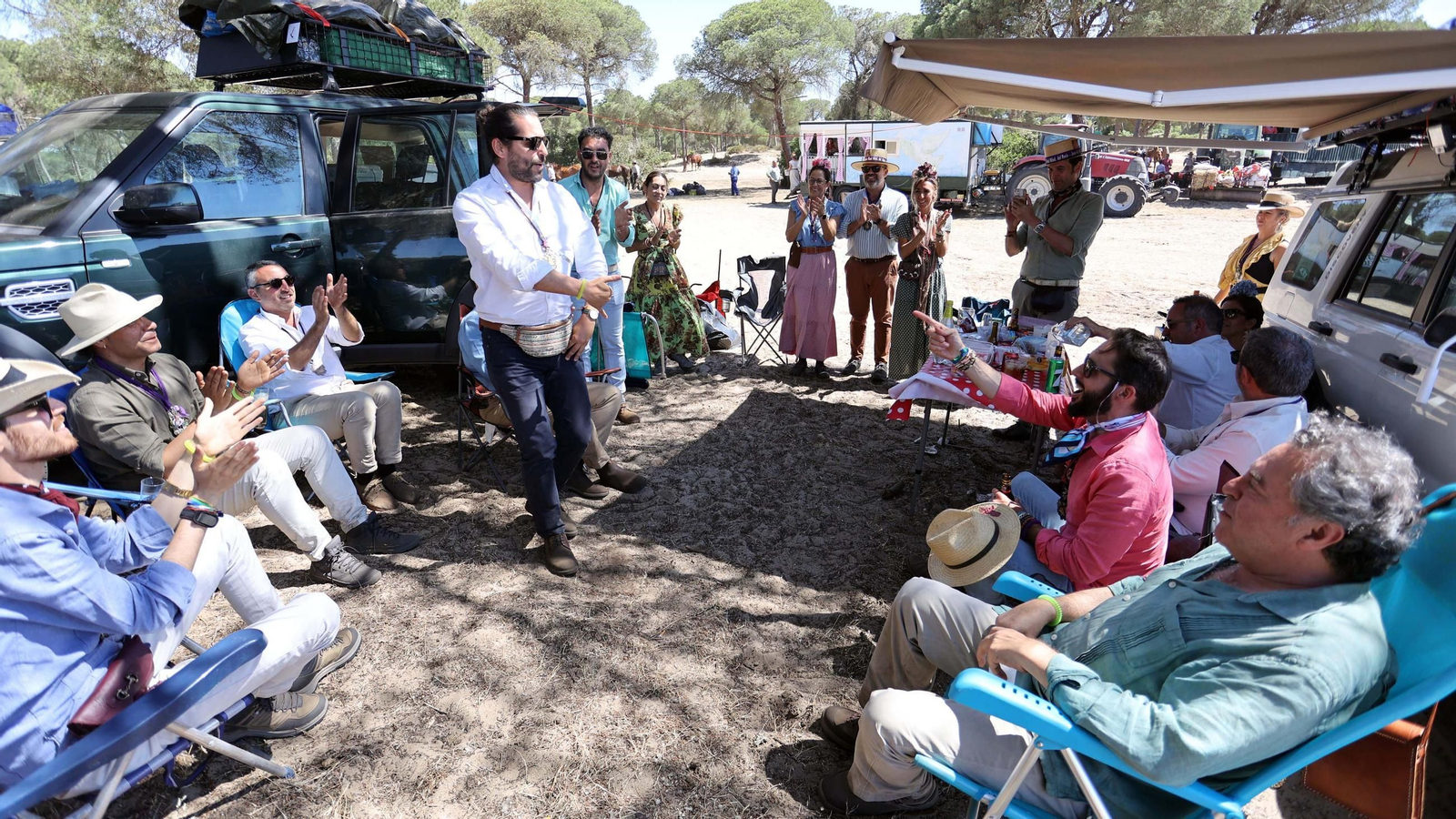 Jueves de camino de la Hdad de Jerez por el Coto Doñana