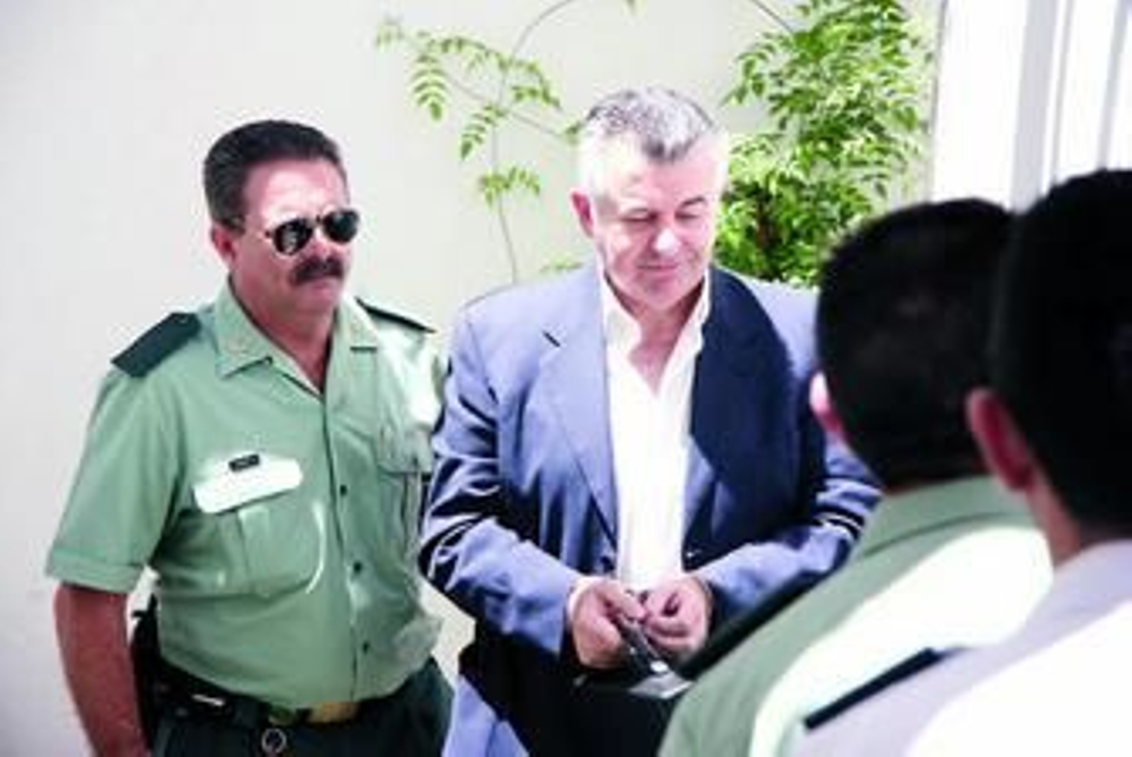 Juan Antonio Roca, en uno de sus traslados para prestar declaración ante el juez.