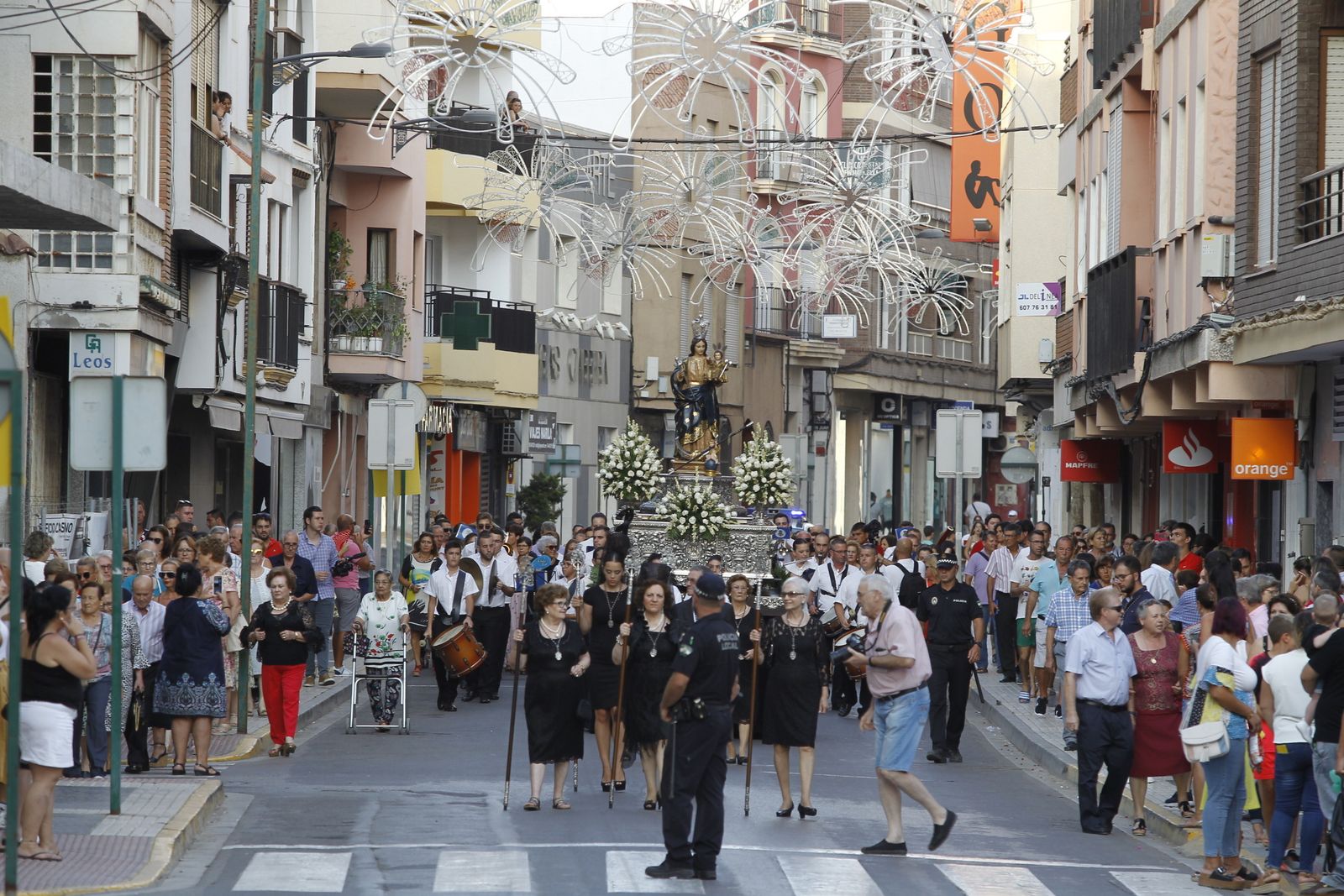 Procesión de la Virgen del Mar en Adra