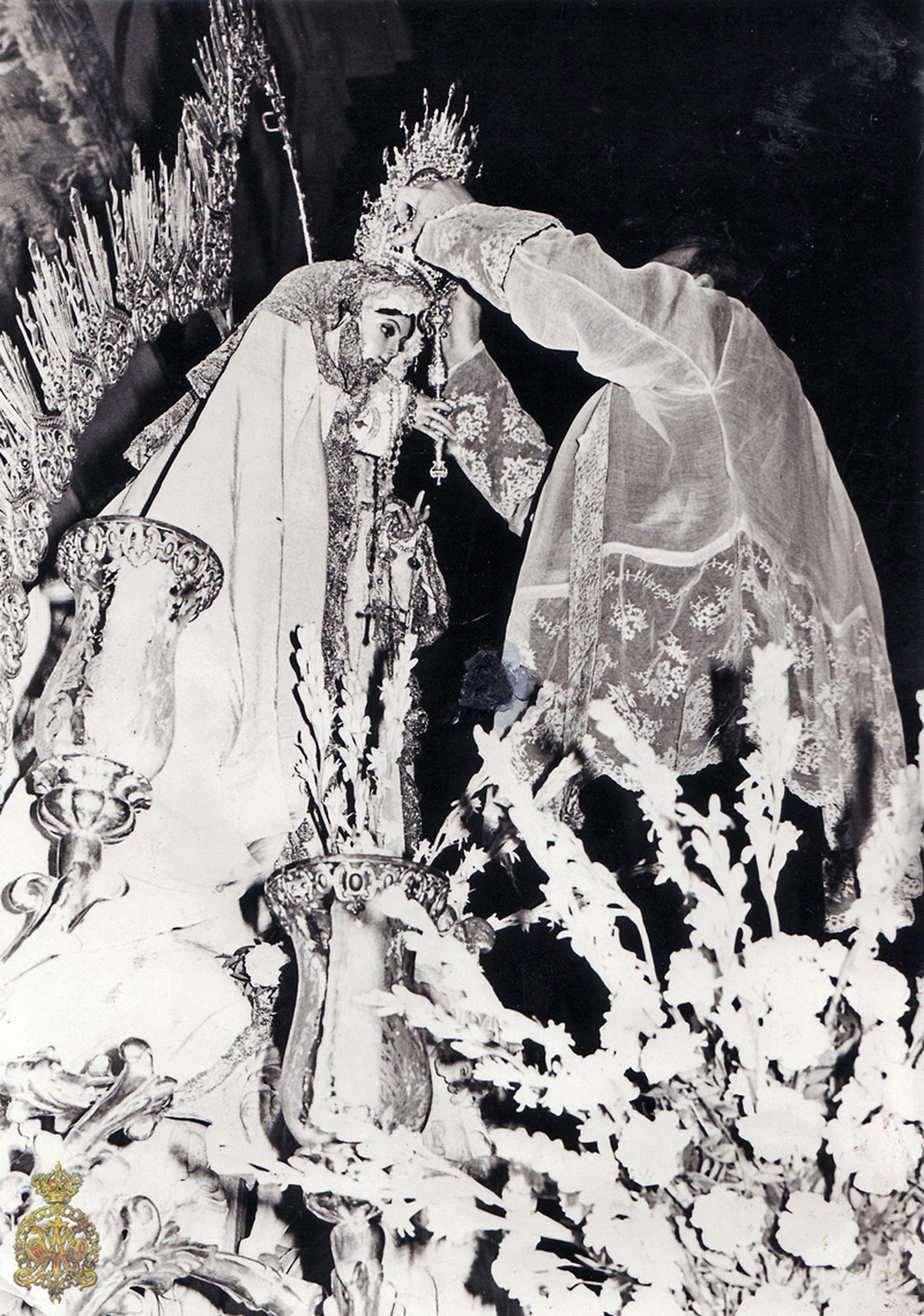 Imposición de la corona a la Virgen de las Mercedes