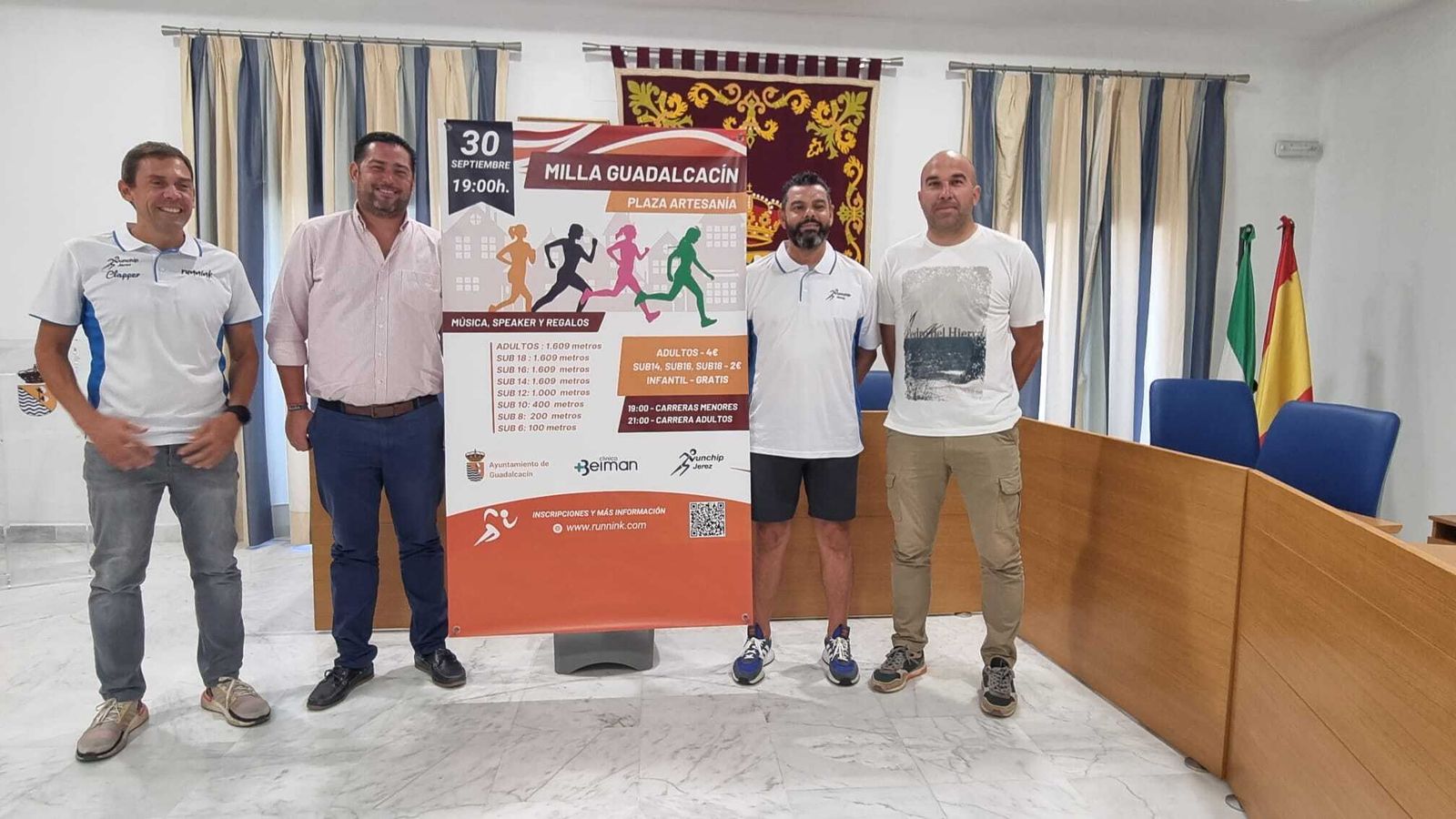 La I Milla Urbana de Guadalcacín ha sido presentada este jueves.