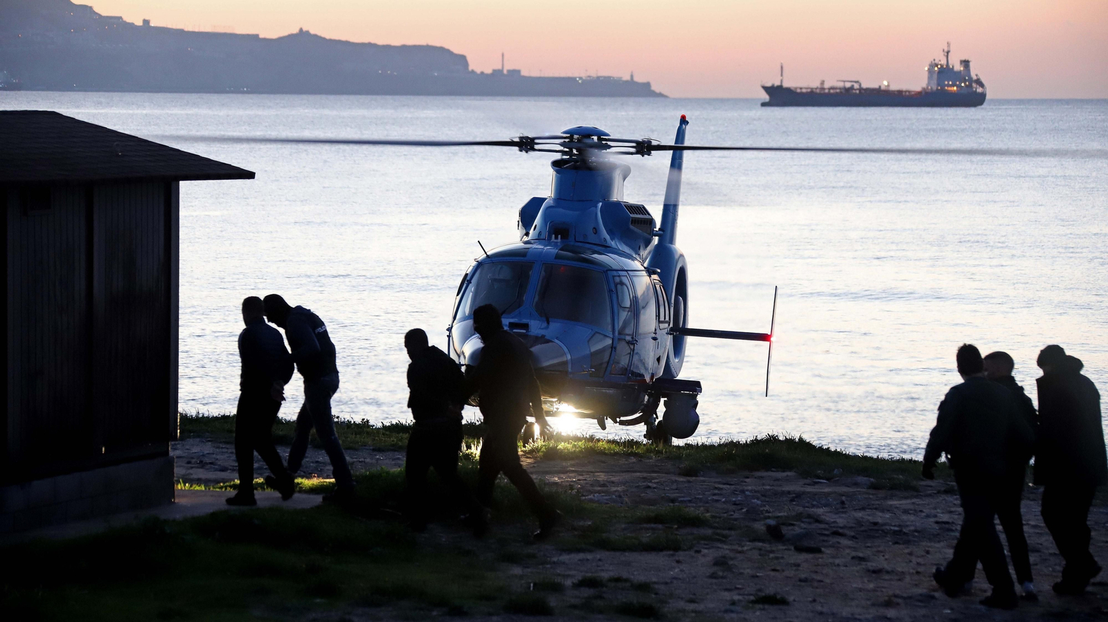 Alijo frustrado en la playa de Getares